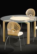 Saloon Glass Table, Round
