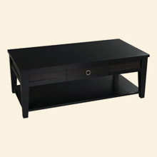 Banyan Coffee Table Black with espresso trim Thumbnail Image