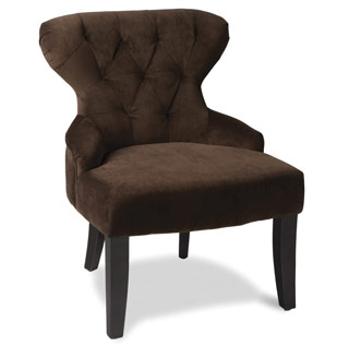 Name:Curves Hour Glass Accent Chair Chocolate, Item id:8810_CVS26-C12 (Medium Image)