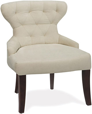 Name:Curves Hour Glass Accent Chair Oyster Velvet, Item id:8810_CVS26-X12 (Medium Image)