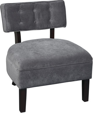 Name:Curves Button Accent Chair Focus Mineral, Item id:8810_CVS263-F13 (Medium Image)
