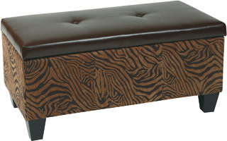 Name:Detour Storage Bench Wild Espresso with Eco Leather, Item id:8810_DTR2036-W10 (Medium Image)
