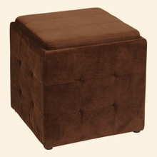 Detour Storage Cube Plus Chocolate Velvet Thumbnail Image