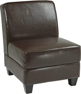 Name:Milan Accent Chair Espresso Eco Leather, Item id:8810_MIL51N-EBD (Medium Image)