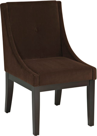Name:Curves Willow Accent Chair Brushed Chocolate, Item id:8810_WIL51-B12 (Medium Image)