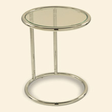 Yield Glass Circle Table Chrome / Glass Thumbnail Image
