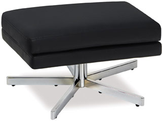 Name:Yield Ottoman Black Vinyl, Item id:8810_YLD905-B18 (Medium Image)