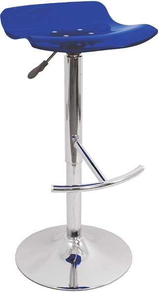 Name:Wave Barstool Blue, Item id:9110_ADWWAVEBU (Medium Image)