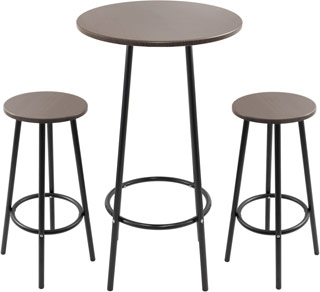 Name:Zella Bar Table Set Espresso, Item id:9110_BFTZELLAESP (Medium Image)