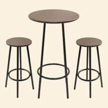 Zella Bar Table Set Espresso Thumbnail Image