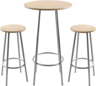 Name:Zella Bar Table Set Natural, Item id:9110_BFTZELLANAT (Medium Image)