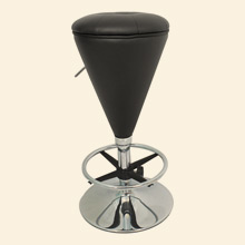 Sugar Cone Barstool Black Thumbnail Image