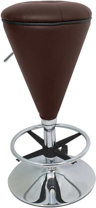 Name:Sugar Cone Barstool Brown, Item id:9110_BSCONEBKBR (Medium Image)