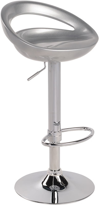 Name:Swizzle Barstool Silver, Item id:9110_BSTWSWZLSV (Medium Image)