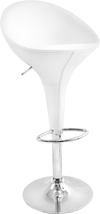 Name:White Dipper Barstool, Item id:9110_BSYSDPRPUW (Medium Image)