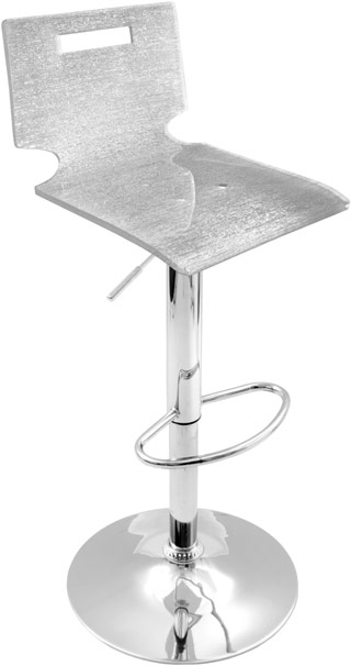 Name:Silver Sparkle Barstool, Item id:9110_BSYSSPRKLSV (Medium Image)