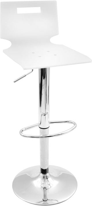 Name:White Sparkle Barstool, Item id:9110_BSYSSPRKLW (Medium Image)