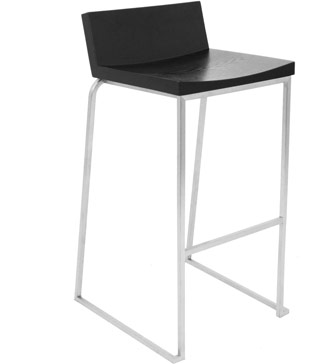 Name:Black Zenn Barstool, Item id:9110_BSZENNBK (Medium Image)