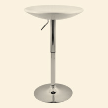 Sleek Bar Table White Thumbnail Image