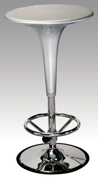 Name:Gelato Bar Table Silver, Item id:9110_BTGELATOLMSV (Medium Image)