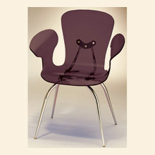 Plum Acrylic Cradle Chair Thumbnail Image