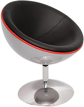 Name:Lunar Lounger Black, Item id:9110_CHRLUNARBK (Medium Image)