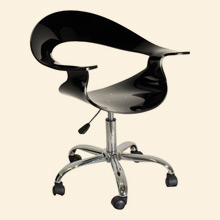 Rumor Chair Black Acrylic Thumbnail Image