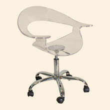 Rumor Chair Clear Acrylic Thumbnail Image