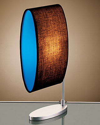 Name:Oval Table Lamp Black Blue, Item id:9110_LSOVALBKBU (Medium Image)