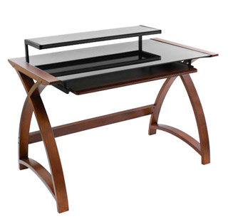 Name:Bentley Wood Computer Desk, Item id:9110_OFDWDBNTWNG (Medium Image)