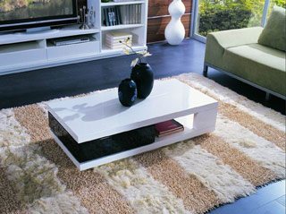 Name:5010C - Modern White and Black Coffee Table, Item id:9310_VGZH5010C (Medium Image)