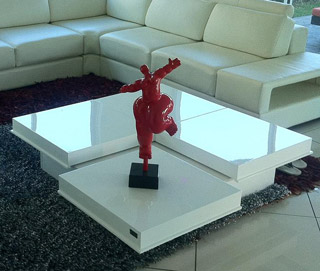 Name:8879A - Modern High Gloss White Coffee Table, Item id:9310_VGUN8879A_WH_GL (Medium Image)