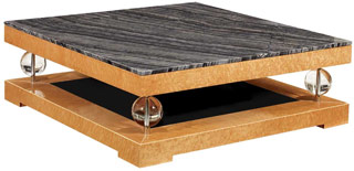 Name:Art Deco Black Marble Top Coffee Table, Item id:9310_VGWCTEM8CF012 (Medium Image)