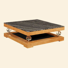 Art Deco Black Marble Top Coffee Table Thumbnail Image