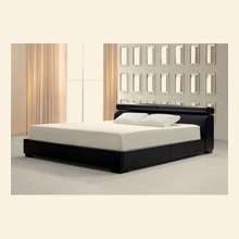 Logan Black Leather Bed with storage Thumbnail Image