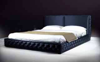 Name:Bianca - Silky Black Modern Platform Bed, Item id:9310_bianca-platform-bed (Medium Image)