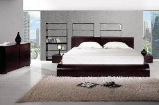 Name:Curve Modern Platform Bed, Item id:9310_curve_ (Medium Image)