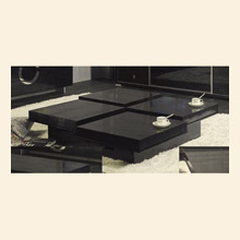 Modern Crocodile Black Coffee Table 8879A Thumbnail Image