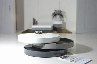 Name:Trio-3 - Lacquer 3 Tone Round Coffee Table, Item id:9310_VGGU801CT (Medium Image)