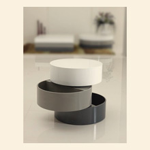 Trio-1 - Lacquer 3 Tone Round End Table Thumbnail Image