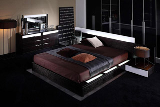 Name:Gamma Modern Platform Bed (No Air-Lift), Item id:9310_gamma_1_1 (Medium Image)