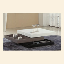CJ-M062 - Tri Color Modern Coffee Table with Spinning Mechanism Thumbnail Image