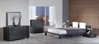 Name:Kyoto Modern Gray Bed Set with Pillows, Item id:9310_kyoto (Medium Image)