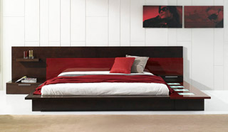 Name:Rimini Contemporary walk on platform bed, Item id:9310_rimini_2 (Medium Image)