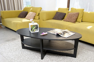 Name:Modern Style Oval Coffee Table, Item id:9410_YNJ-0811BLK (Medium Image)