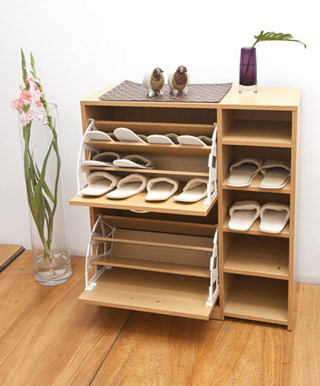Name:Shoes Cabinet, Item id:9410_YNJ-225OAK (Medium Image)