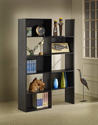Name:Contemporary Bookcase, Item id:9410_YNJ-332BLK (Medium Image)