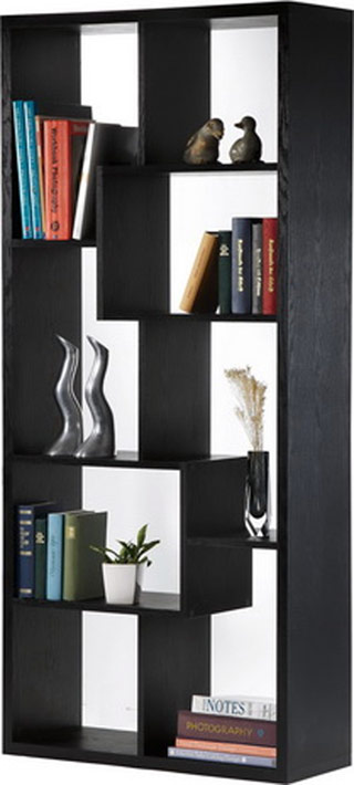 Name:Contemporary Bookcase, Item id:9410_YNJ-510BLK (Medium Image)