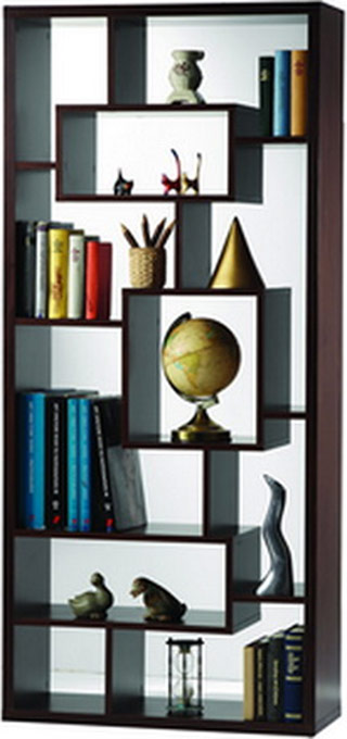 Name:Contemporary Bookcase, Item id:9410_YNJ-824BLK (Medium Image)
