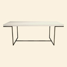 Madrid White Dining Table Thumbnail Image